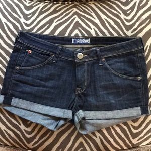 Hudson Croxley Mid Rise Denim Shorts